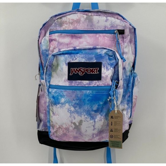Jansport Cool Student Backpack XL Pastel Tie-Dye Fits 15" Laptop Girl/Women's - Picture 1 of 13